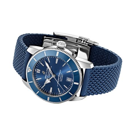 breitling rubber strap for superocean|breitling superocean heritage rubber strap.